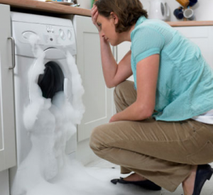 Lượng bột giặt quá nhiều có ảnh hưởng đến máy giặt?, sua may giat, sửa máy giặt