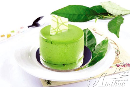 Tủ lạnh và bánh flan trà xanh cực ngon
